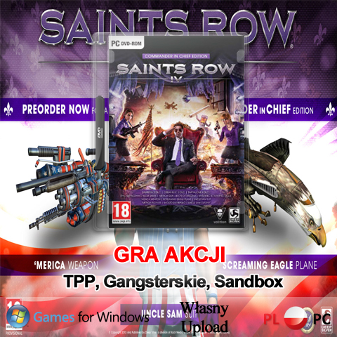 GRA Saints Row 4 PC 2013 PL CHOMIKUJ