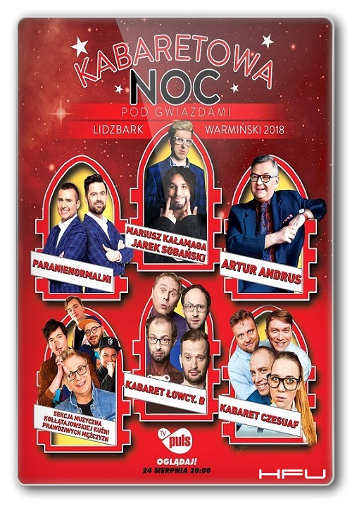 Kabaretowa Noc Pod Gwiazdami - Lidzbark Warminski (2019) POLISH.720p.WEB-DL.x264.DD2.0-HFu / Polski Kabaret